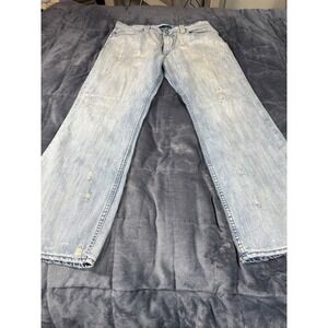 Surplus Boot Jeans Mens 36x32 Light Wash Distressed‎ Denim Cotton vintage Y2K